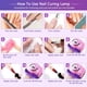 thumbnail image 5 of Lámpara UV LED para uñas de 220 W, secador de uñas UV LED con 4 temporizadores, sensor automático profesional para manicura (rosa), 5 of 5