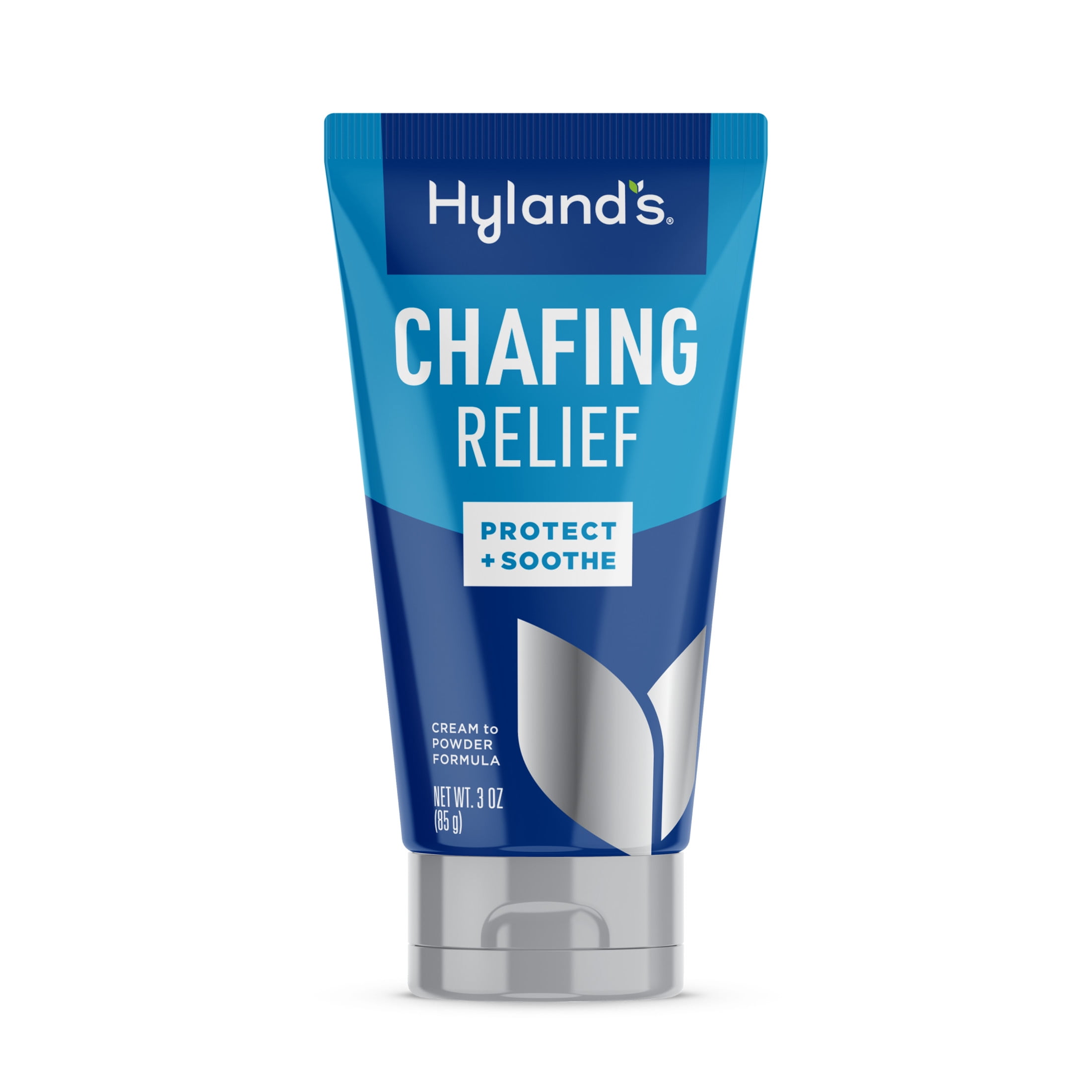 (3 pack) Hyland's Chafing Relief, Non-Greasy Cream-to-Powder, Protects & Soothes Skin, 3 oz