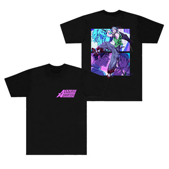 Alien Stage Merch T-Shirt Till Korean Music Top Tees ALNST Men Women Short Sleeve T Shirts