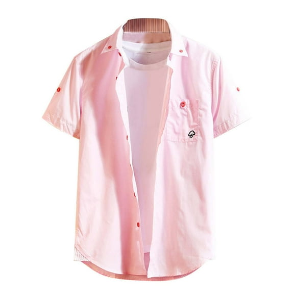 Men's Short Sleeve Shirts Lapel Button Down 3d Printed Shirt Summer Beach Shirts Casual Cool Vacation Summer Tropical Beach Tops 2026