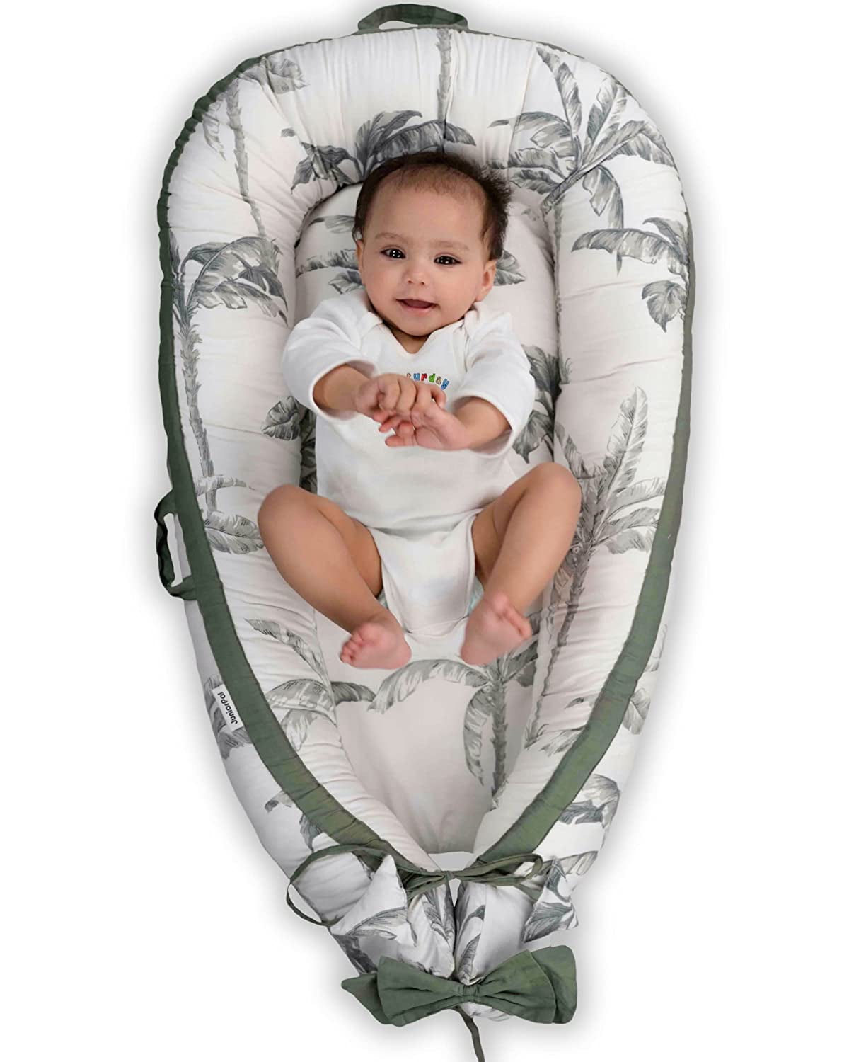 Baby Nest for 0-12 Months Co Sleeper for Baby Pink Newborn Lounger for Co Sleeping Toddler Sleeping Portable Lounger Bassinet Cotton Infant Cosleeper 