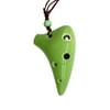 Romacci 6 Holes Ceramic Ocarina Alto C Submarine Style Musical Instrument with Lanyard Music Score For Music Lover and Beginner