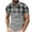 Gray-628, variant on Reduced Price, Mens Fashion Tops, Men's Lapel Top-Shirt, Casual Short Sleeved, Printed, Comfortable, Everyday Wear, Versatile Top, Lightweight, Breathable Fabric, Mens Tops | White L, AKMABP