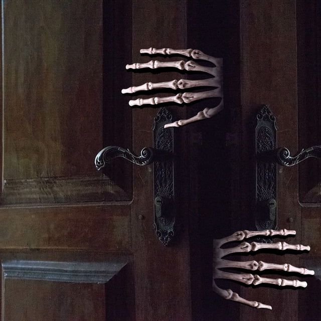 Garras de Esqueleto para Halloween | Accesorios de Decoración de Terror para Festival de Fantasmas | Set de Adornos Escalofriantes con Colgante Floral