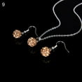 thumbnail image 2 of Koszal Lady Fashion Rhinestone Pendant Necklace Hook Earring Banquet Party Jewelry Set, 2 of 7