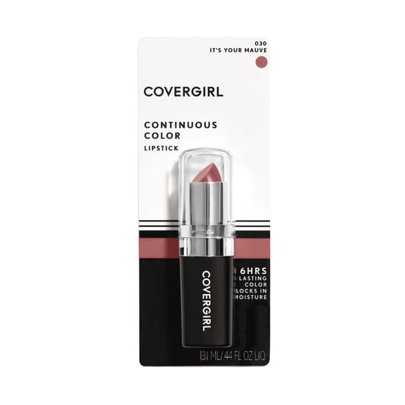 COVERGIRL Continuous Color Lipstick, 30 It's Your Mauve