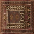 thumbnail image 1 of Ahgly Company Indoor Square Persian Brown Traditional Area Rugs, 7' Square, 1 of 4