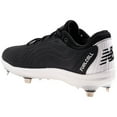 thumbnail image 4 of New Balance Women's FuelCell FUSEv4 Low Metal Fastpitch Softball Cleats Black/White 8, 4 of 6