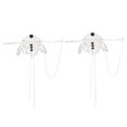 thumbnail image 1 of Shisuyan Barrette Argent 2 Pcs 2.9X2.4X0.8In, 1 of 9