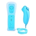 thumbnail image 2 of Combo de Controlador de Gestos y Joystick Nunchuck Para Nintendo Wii Wii U Azul Sunnimix Joystick del controlador, 2 of 8
