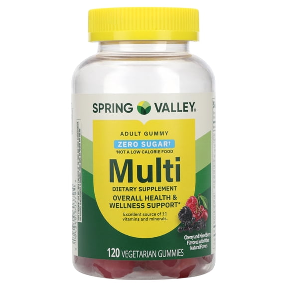 SV Zero Sugar Multi, 120 Vegetarian Gummies