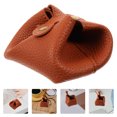 thumbnail image 3 of Wear-resistant Leather Mini Wallet Multi-functional Coin Bag Earphone Carrying Bag Outdoor Purse, 3 of 8