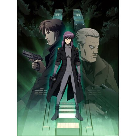 POSTER Ghost in the Shell Batou Motoko Anime Manga Decor WALL POSTER PRINT-8x12-UNFRAMED