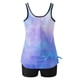 thumbnail image 4 of Trajes de baño Amzcrzy Tankini para mujer, bikini de control de abdomen para mujer, traje de baño conservador de cintura alta, estampado de moda, traje de baño de dos piezas multicolor, XL, 4 of 5
