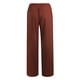 thumbnail image 5 of Pantalones palazzo anchos de cintura alta para mujer - Mezcla de lino con elástico fruncido - Pantalones informales para yoga/playa - Talla real, 5 of 6