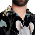 thumbnail image 5 of Tmall Men's Button Down Hawaiian Print Short Sleeve Casual Summer Beach Shirts, 5 of 6