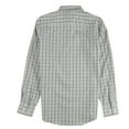 thumbnail image 2 of Perry Ellis Mens Multi Button Up Shirt, Green, Small, 2 of 2