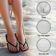 thumbnail image 6 of POLERO Non-slip Schnauzer Flip Flops for Women Yoga Mat Comfy Footbed Indoor Outdoor Slim Women's Sandals, 6 of 7