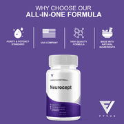 Neurocept Brain Supplement Neuro Cept Premium Memory Capsules, Neurocept Advanced Memory & Focus Support Supplement