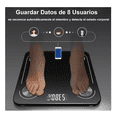 thumbnail image 5 of Báscula  Bloosom Electrónica De Baño Bluetooth Inteligente Negro, 5 of 5