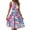 Pink, variant on Sundress, Floral Casual V Neck Sleeveless Tunic Tank Dress Cocktail Wedding Guest Beach Vacation Sundress For Women 2025 Shirts Dressy Casual Spring Break Dresses Cocktail (XL, Royal Blue) ZMTing