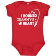 thumbnail image 3 of Inktastic I Hooked Grammy's Heart with Fishing Rod Boys or Girls Baby Bodysuit, 3 of 5