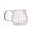 E, variant on Elegant Curved Small Glass Serving Pitcher With Handle, Portable Coffee Creamer Jug, Multi-Use Liquid Dispenser, Clear Glass Container for Table Milk Frothing, Tea Serving, Homemade Syrup,E