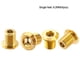 thumbnail image 2 of Soidarity Tornillo de aleación para bicicletas de 4 piezas, tornillos universales para fijación de bicicletas, tornillos de rueda de cadena, piezas de Ciclismo 9.2mm Oro Soidarity OD025072-27, 2 of 6