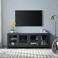 thumbnail image 2 of Evelyn&Zoe Quincy Rectangular TV Stand for TV's up to 75", Charcoal Gray, 2 of 10