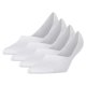 thumbnail image 1 of Burlington Calcetines para Mujer, paquete de 4 - Para todos los días IN, talón antideslizante, color sólido Blanco 35-36, 1 of 3