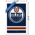 thumbnail image 3 of NHL Edmonton Oilers - Logo 21 Wall Poster, 14.725" x 22.375", Framed, 3 of 3