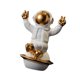 thumbnail image 4 of Figura de cosmonauta de porcelana, adorno de mesa, figura decorativa multiusos 12 x 10 x 16 cm, 4 of 9