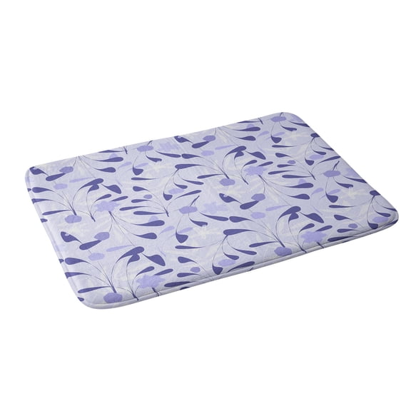 Society6 Mirimo Spring Sprouts Very Peri Bath Mat 34" x 21"