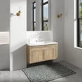 thumbnail image 3 of PARLOS Widespread 2-handle Bathroom Faucet with Water Supply Lines，Brushed Nickel, 3 of 13