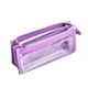 thumbnail image 5 of Estuche transparente de gran capacidad, bolsa para lápices, organizador de papelería transparente, diseño plegable portátil, material plástico resistente, para escritorio de oficina, alta, 5 of 9