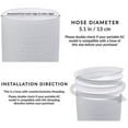 thumbnail image 4 of 5 Inch Diameter Universal Exhaust Hose for Portable Air Conditioner Works with E, 4 of 5