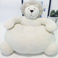 thumbnail image 3 of Almohada suave de peluche para niños, asiento de bebé de dibujos animados, unicornio, oso, hipopótamo, conejo, León, jirafa, sofá, silla, 3 of 5