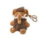 thumbnail image 2 of Lindo muñeco de peluche con orejas grandes y colmillos | Juguete suave antiestrés | Reposamuñecas de escritorio y llavero decorativo para bolso | 24 cm de largo (acostado), 2 of 6