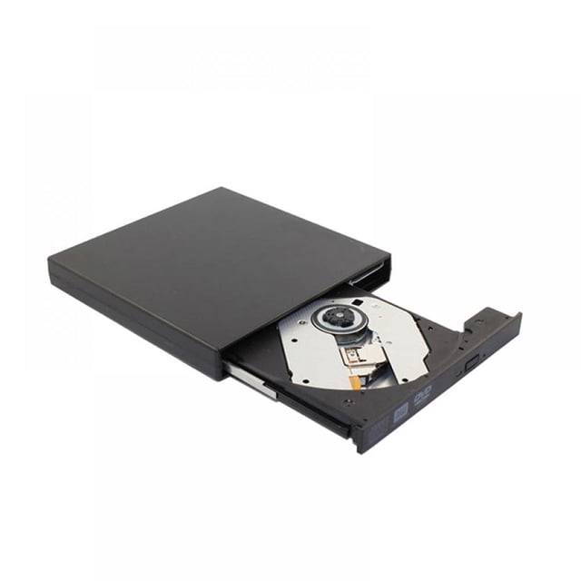 12.7mm USB 2.0 External DVD Drive Portable CD/DVD +/- RW Drive/DVD Player For Laptop Cd Rom Burner Compatible With Laptop Desktop Computer Notebook Computer Case