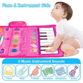 thumbnail image 3 of Baby Toys 1 Year Old: Musical Mat Toddler Toys Age 1 2, 2 in 1 Piano Drum Babies Play Mat - Infant Music Toy 12-18 Months Babies Birthday Gifts for 1 2 3 Year Old Boys Girls, 3 of 7