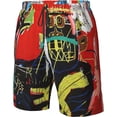 thumbnail image 5 of Jean Michel Basquiat Men's Beach Shorts Quick Dry Athletic Workout Swim Shorts Elastic Waist Drawstring Summer Shorts, 5 of 5