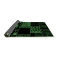 thumbnail image 2 of Ahgly Company Indoor Rectangle Patchwork Emerald Green Transitional Area Rugs, 7' x 9', 2 of 4
