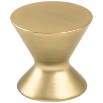 Berenson 2360 Domestic Bliss 1-3/16" Contemporary Hourglass Cone Cabinet Knob / Drawer