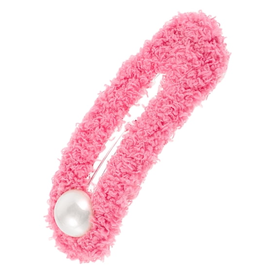 NIAIZEK Plush Hair Clips with Faux , 3.5 Inch Decorative Accessories for Women, Perfect for Everyday and Special Occasions