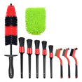 thumbnail image 1 of 10-Piece Car Details Brush Set Long Soft Wheel Brush Car Wash Details Brush Ultra-Fine Fiber Cleaning Gloves, 1 of 5