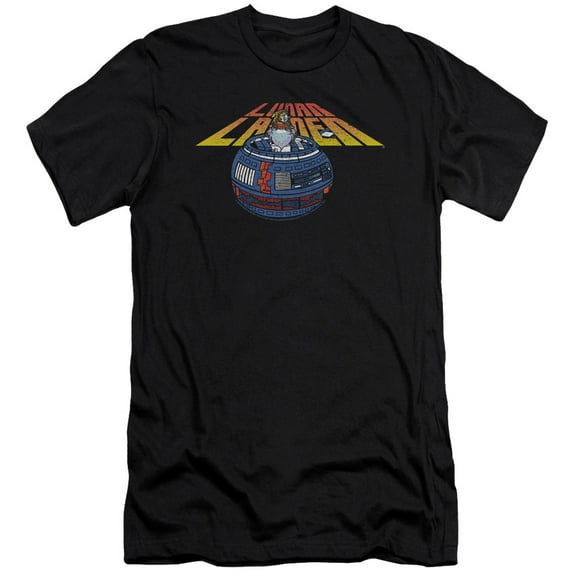 Atari Lunar Globe S/S Adult 30/1 T-Shirt Black