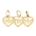 thumbnail image 1 of 10K Yellow Gold Best Friend In Heart Pendant - 15 mm, 1 of 3