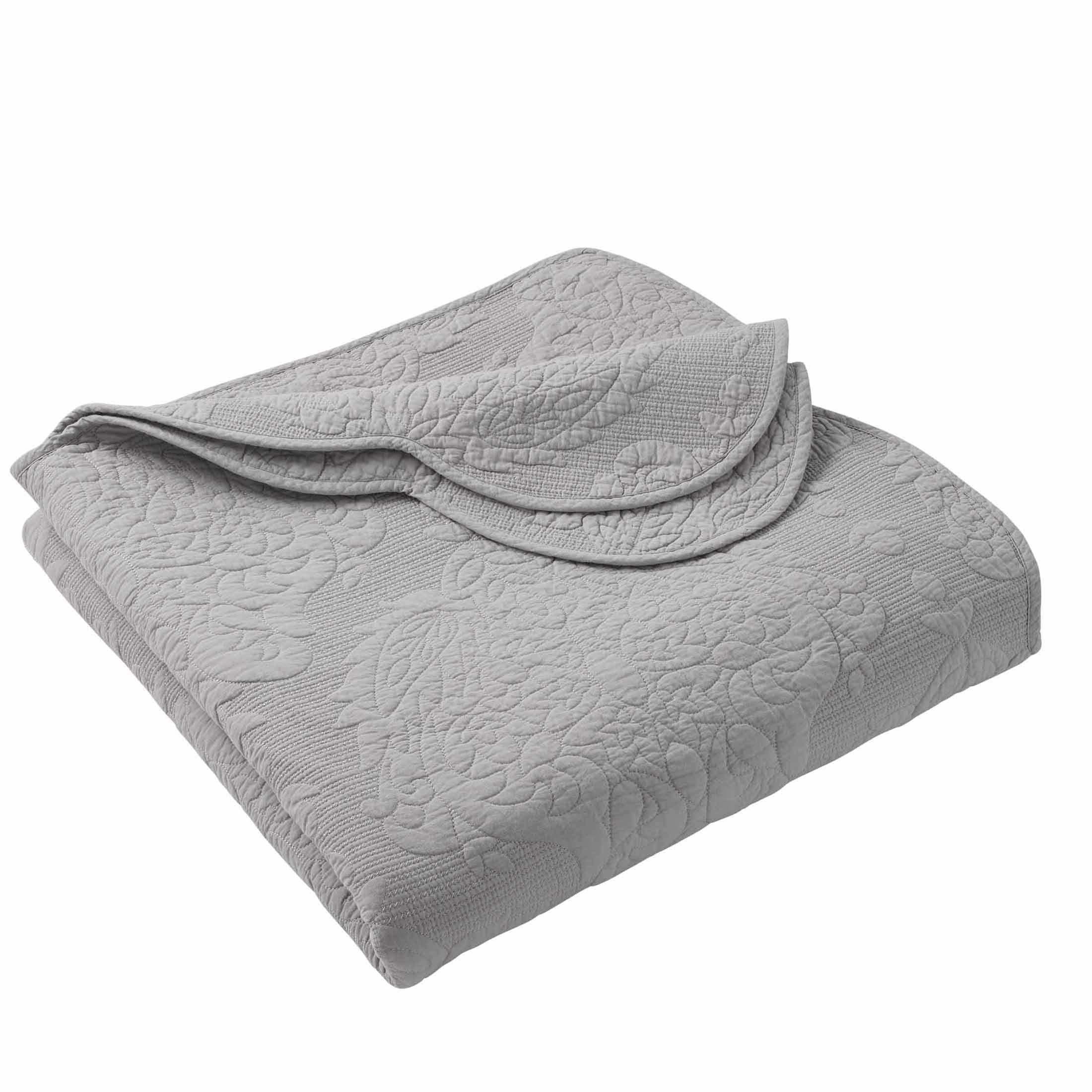 Couette en coton à motif cachemire brodé Better Homes & Gardens avec bordure festonnée (couette assortie vendue séparément)