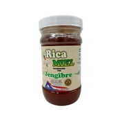Rica Miel: 100% Natural Honey, Enriched with Ginger, Raw and Unfiltered Honey - Honey 10 fl oz bottle