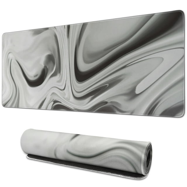 Professional & Gaming XL Mouse Pad - Fluid Marbled Design For an Elegant Office Look